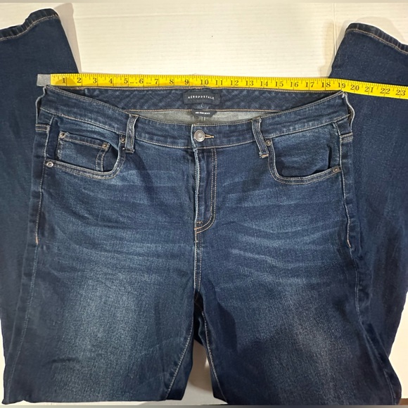 Aeropostale Mid Rise Boot Cut Blue Women’s Jeans Size 18 Reg Pre-owned - Picture 10 of 10